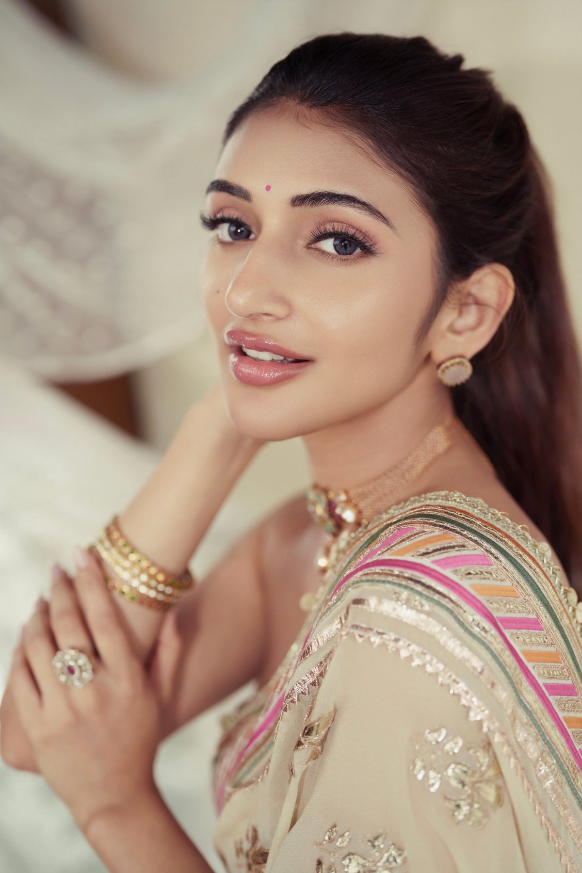 Sreeleela  in Zehn Saree Set