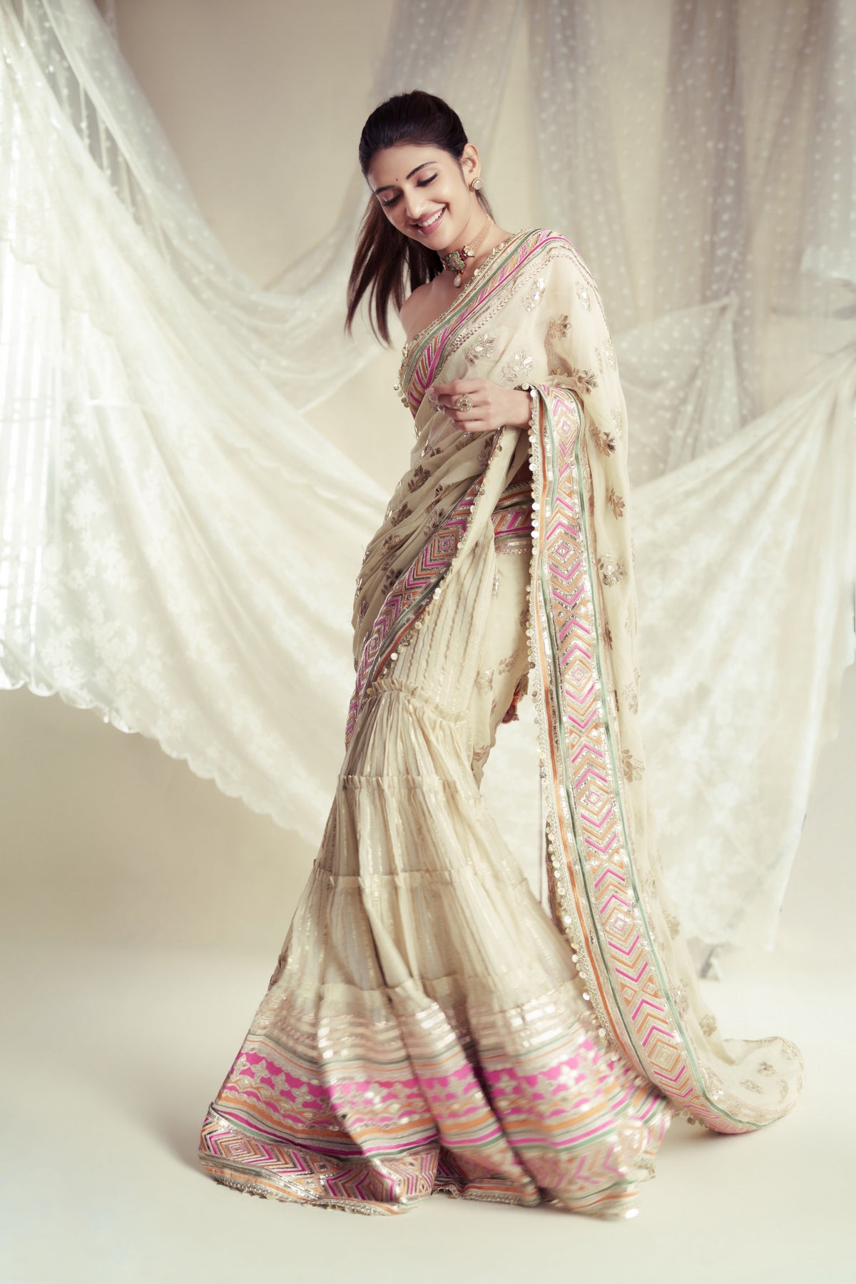 Sreeleela  in Zehn Saree Set