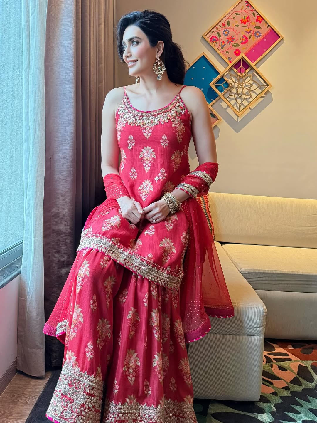 Advika Strappy Sharara set