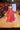 Red Marigold Zig-Zag Peplum Skirt Set- front view