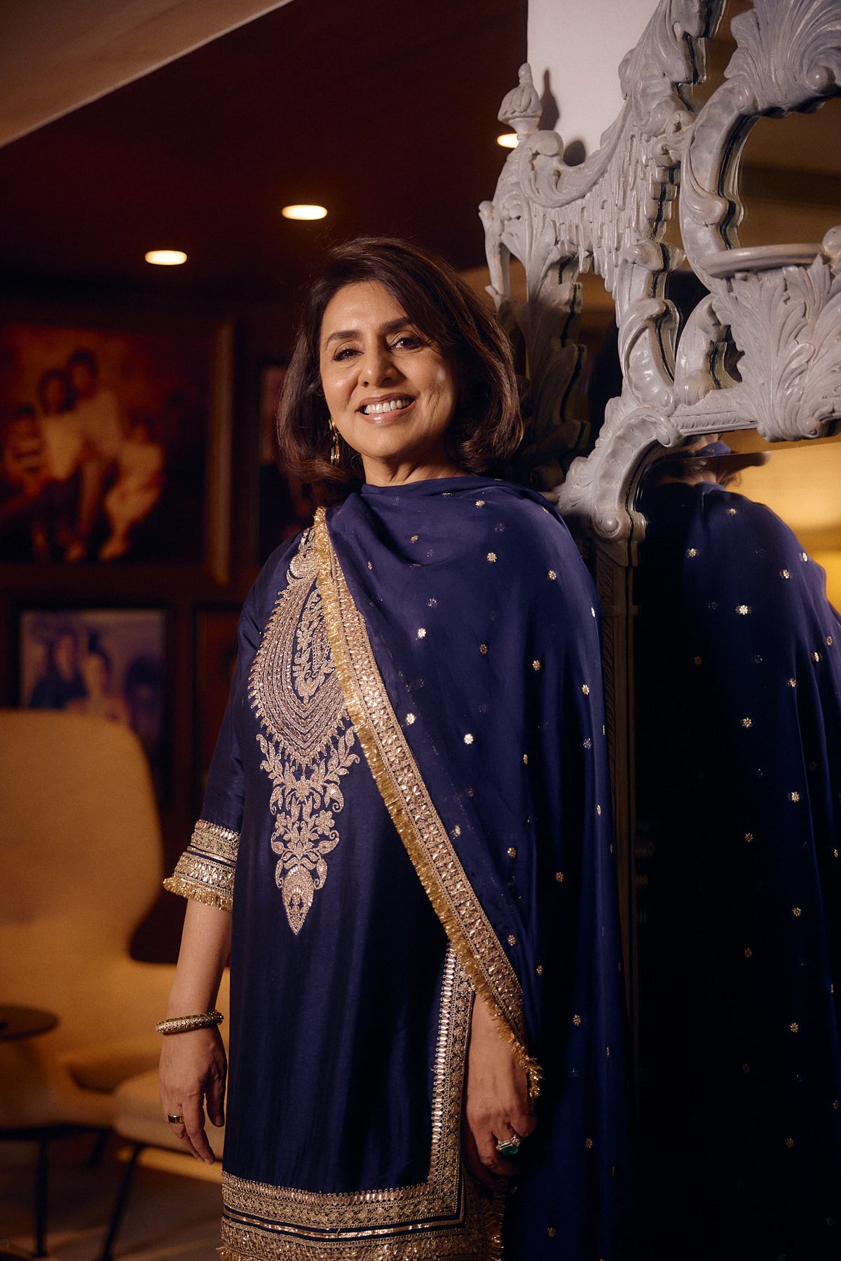 Neetu Kapoor in Mahiz Farshi Set