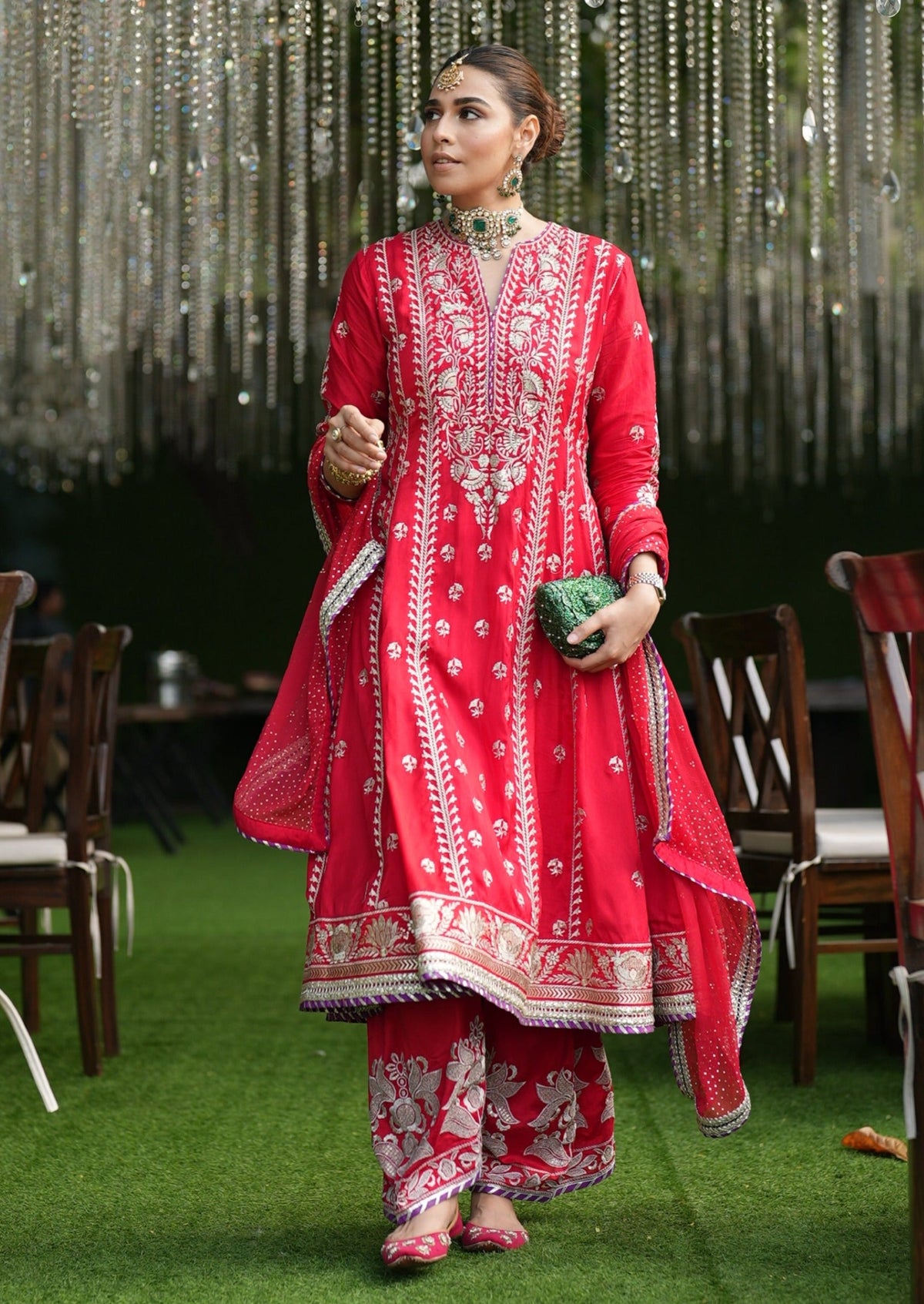 Aarohi  Anarkali  with Palazzo Set -Summiyya Patni