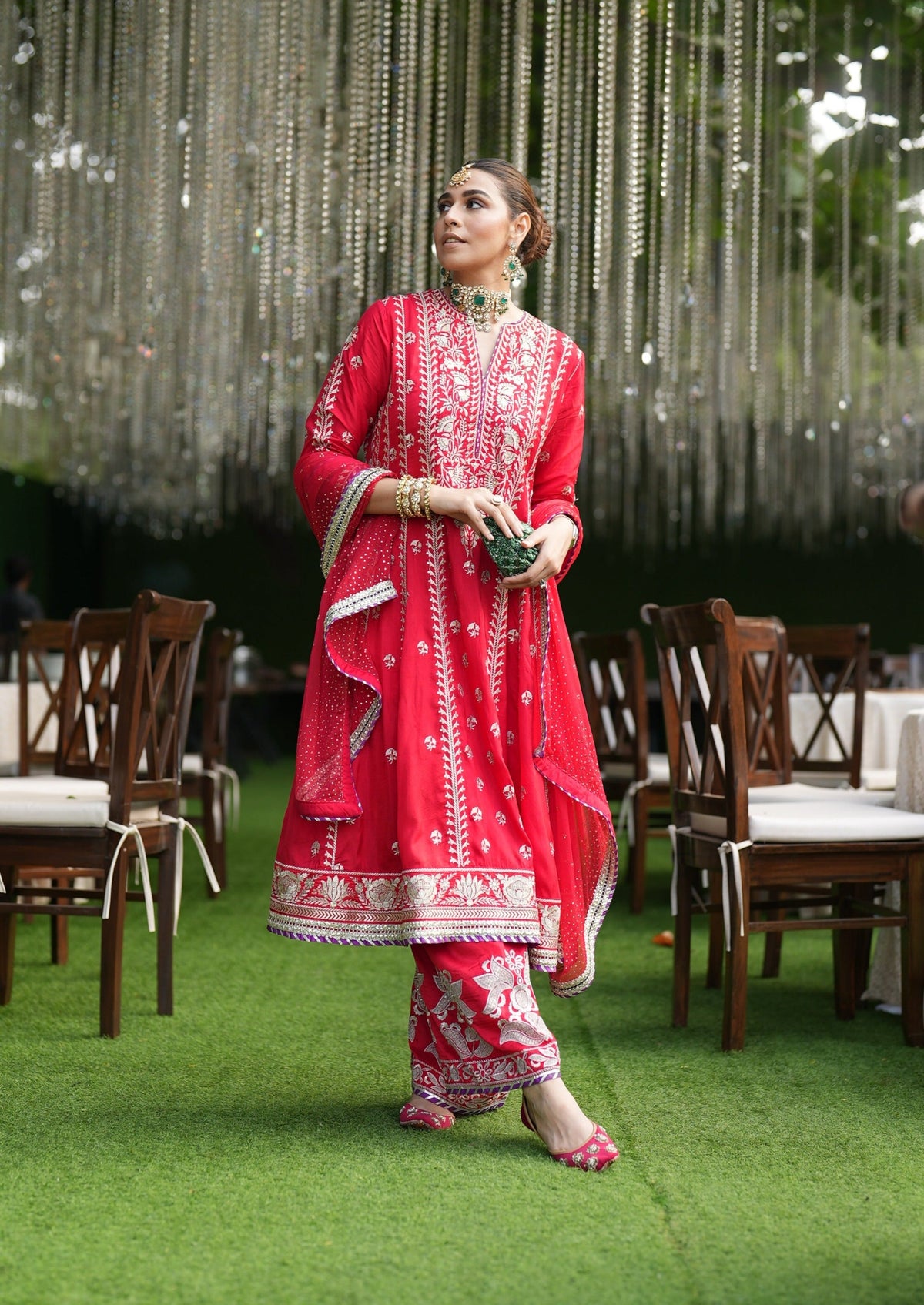 Aarohi  Anarkali  with Palazzo Set -Summiyya Patni