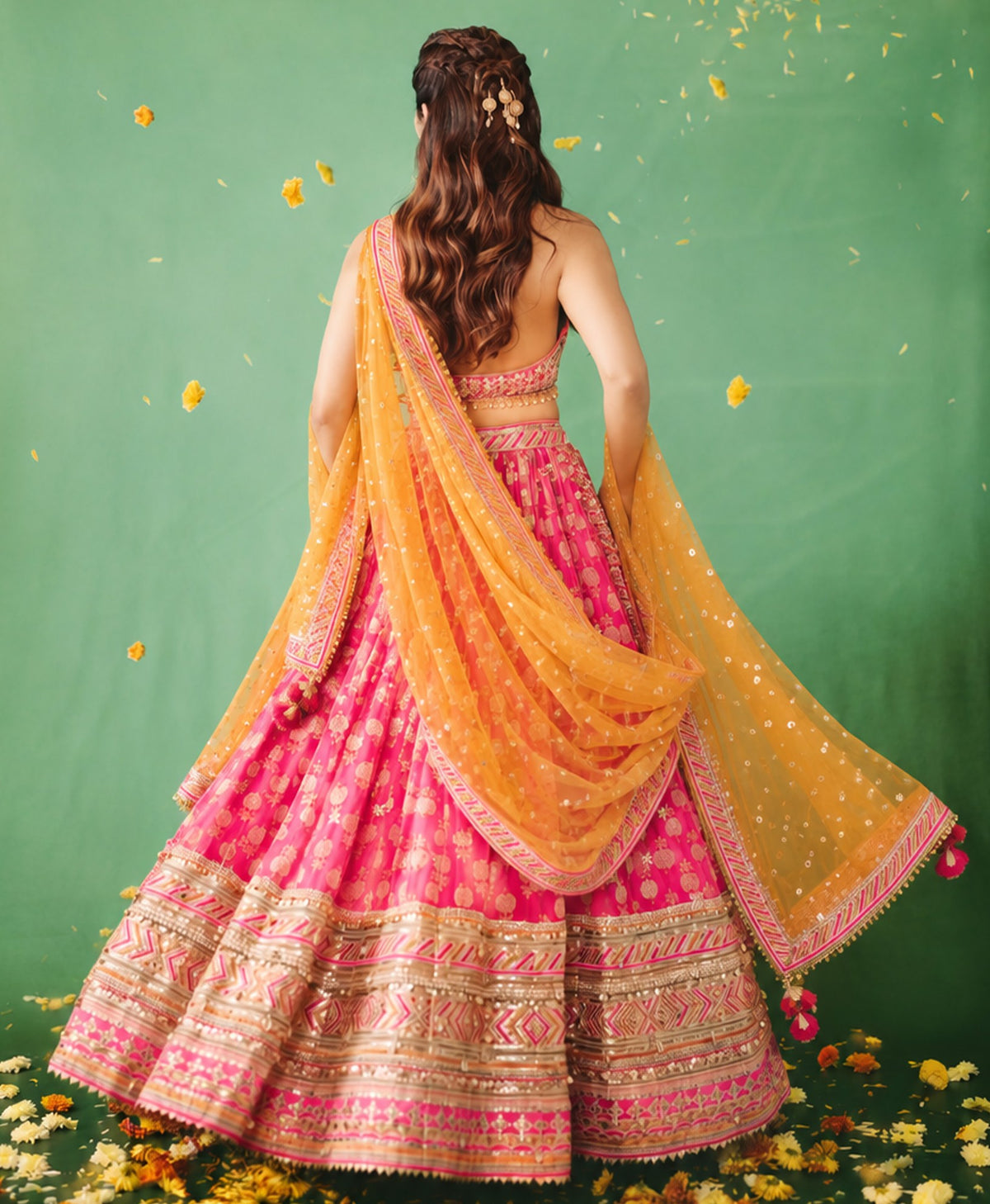 Shilpa Shetty in Anamika Lehenga Set