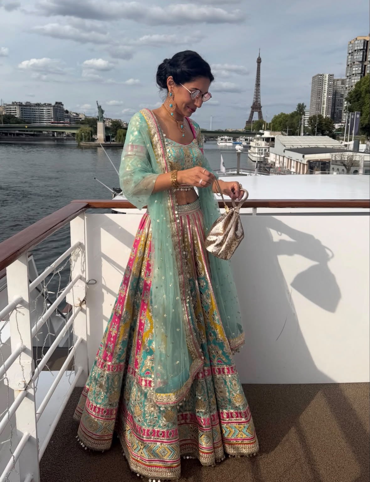 Sana Raheem in Jannat Lehenga Set
