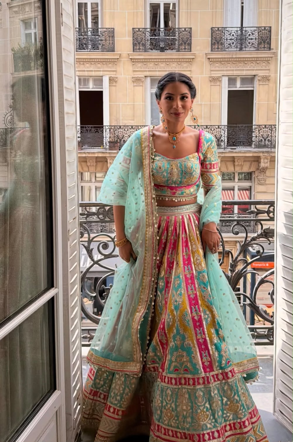 Sana Raheem in Jannat Lehenga Set