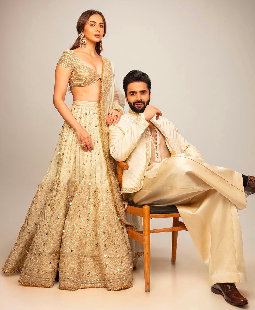 Jackky Bhagnani in Ishaan Jacket Set