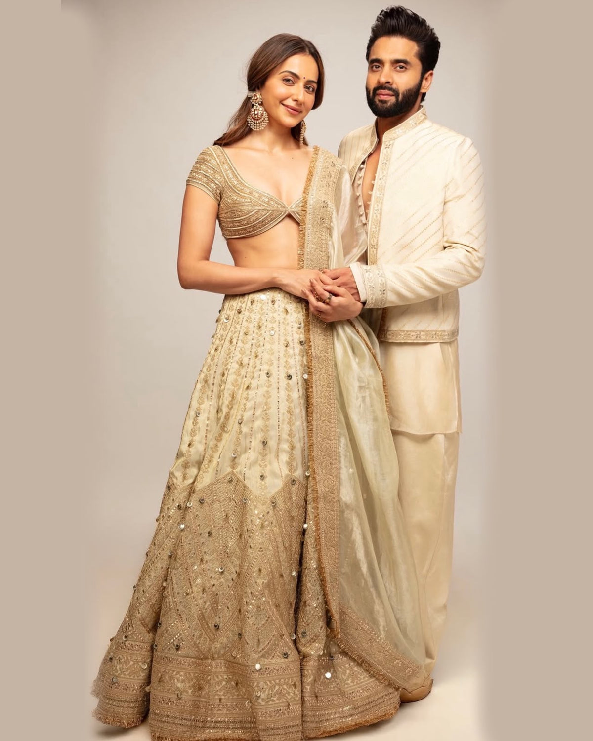 Rakulpreet in Khwaab Lehenga Set
