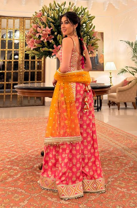 Sara Ali Khan in Tehzib Sharara Set