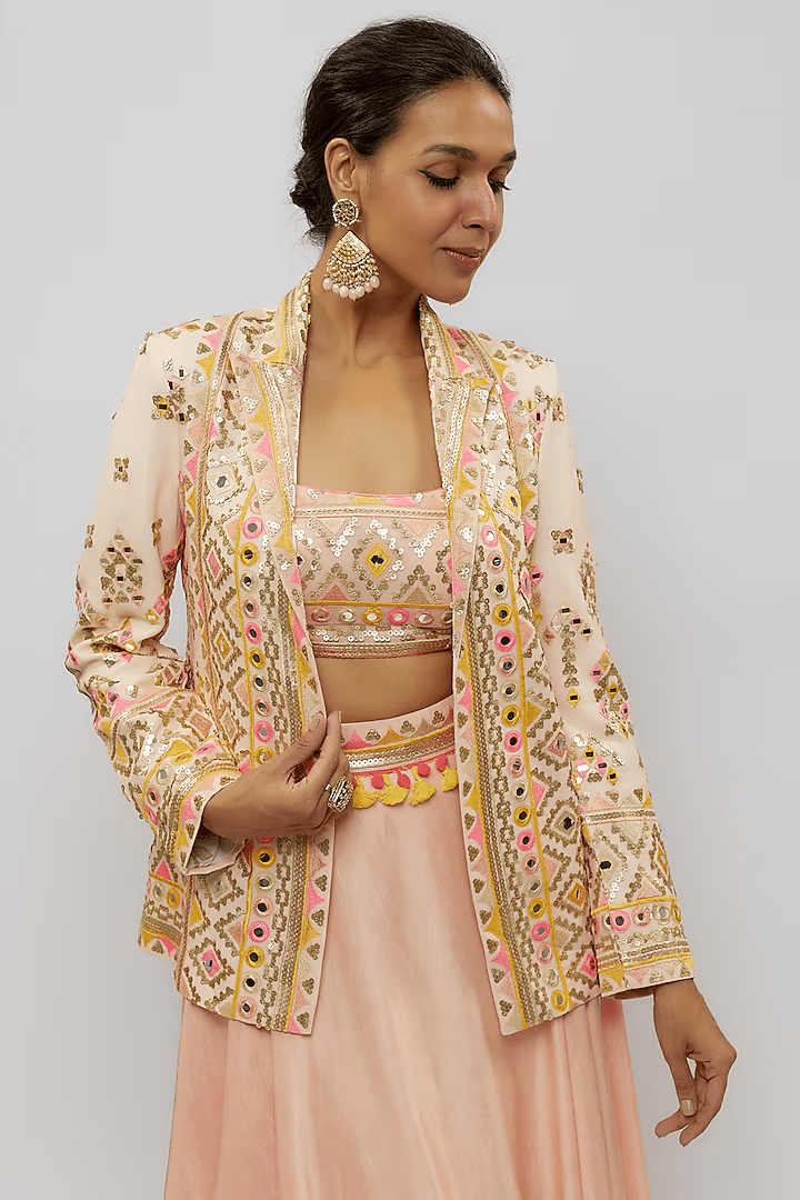 Laira Blazer Set With Victorian Skirt