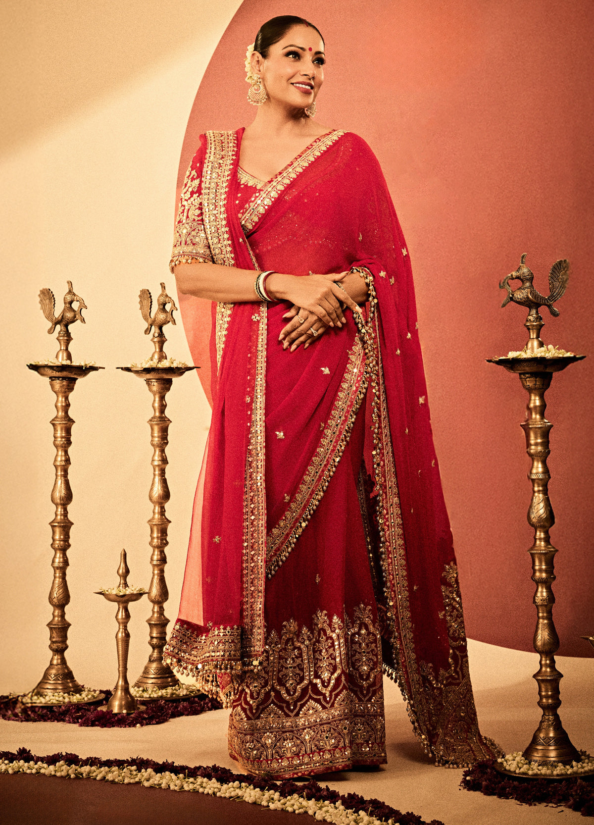 Bipasha Basu in Shivani Saree Set