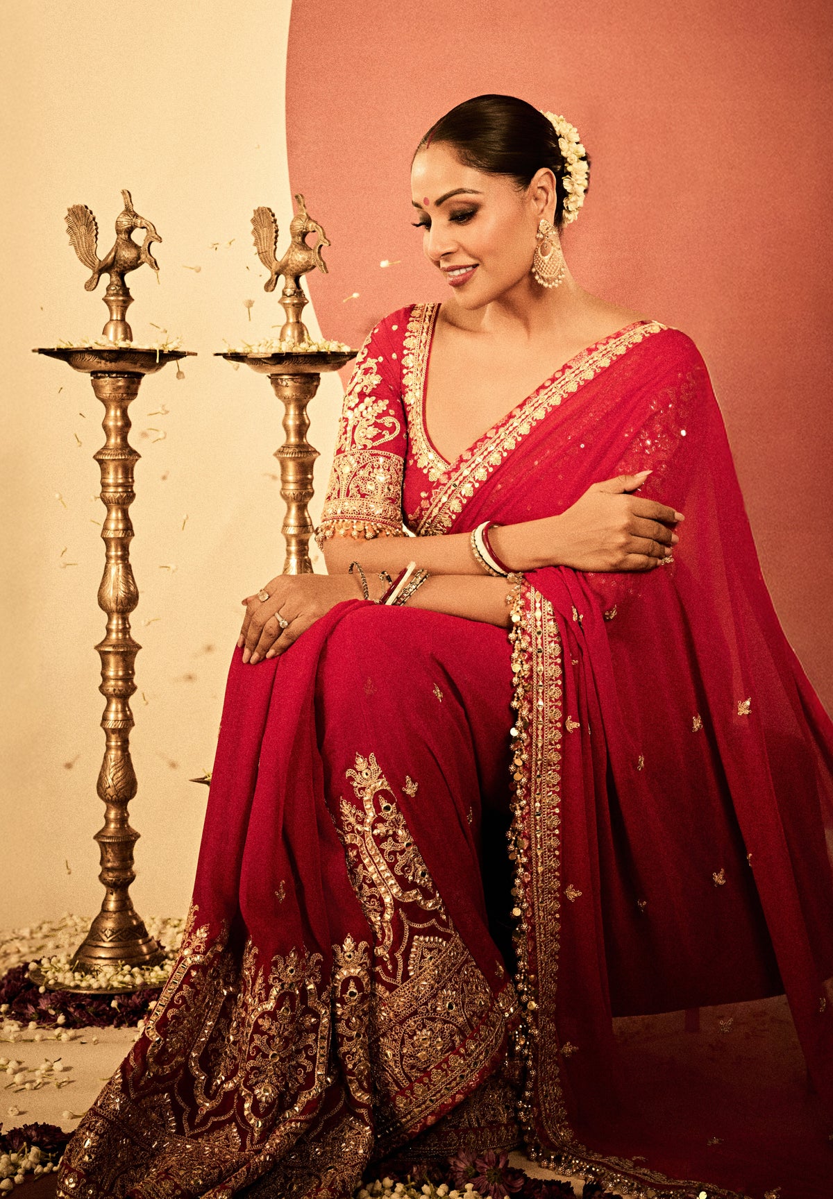 Bipasha Basu in Shivani Saree Set