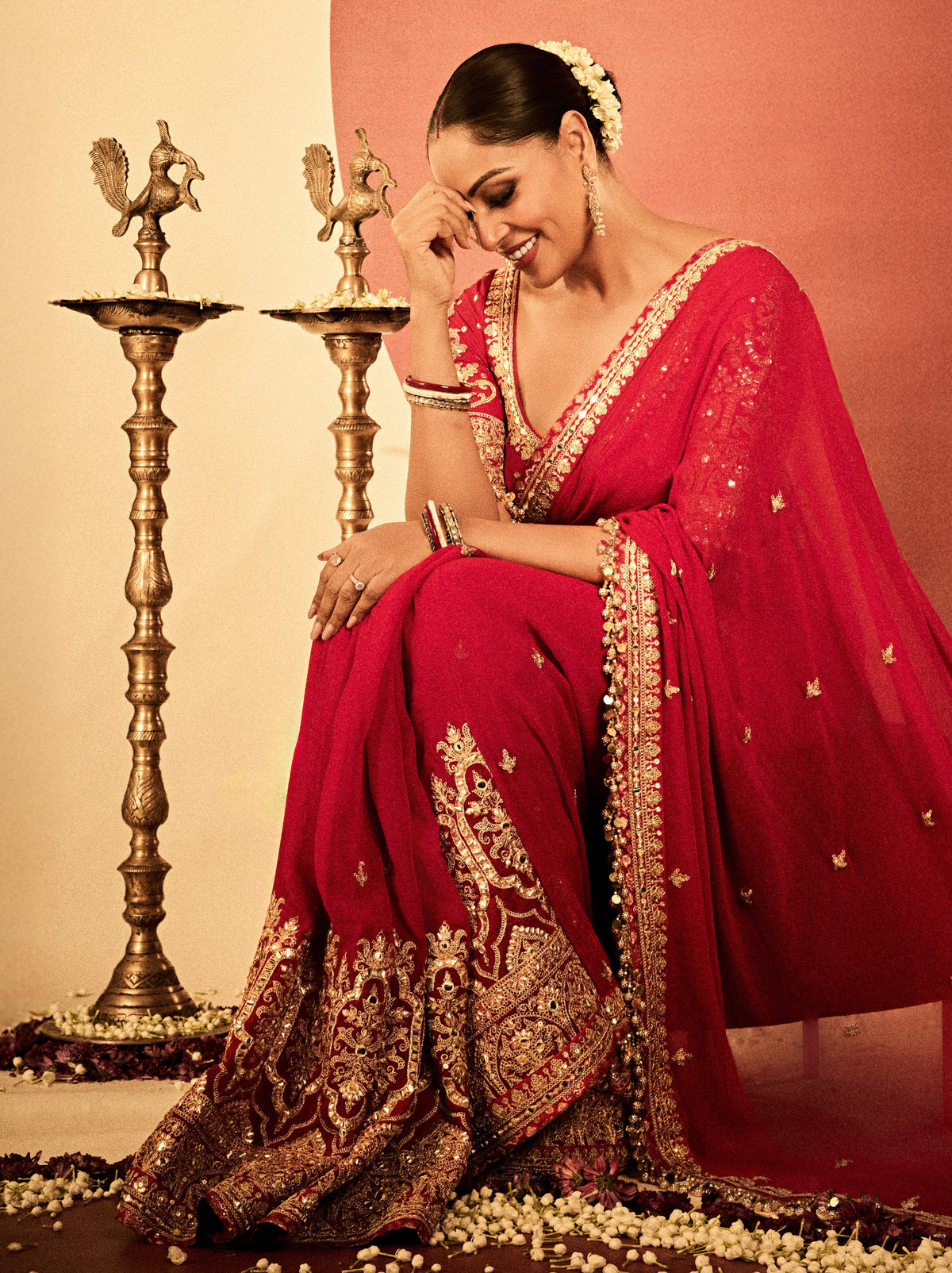 Bipasha Basu in Shivani Saree Set