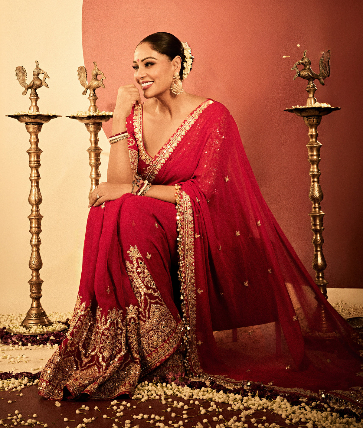Bipasha Basu in Shivani Saree Set