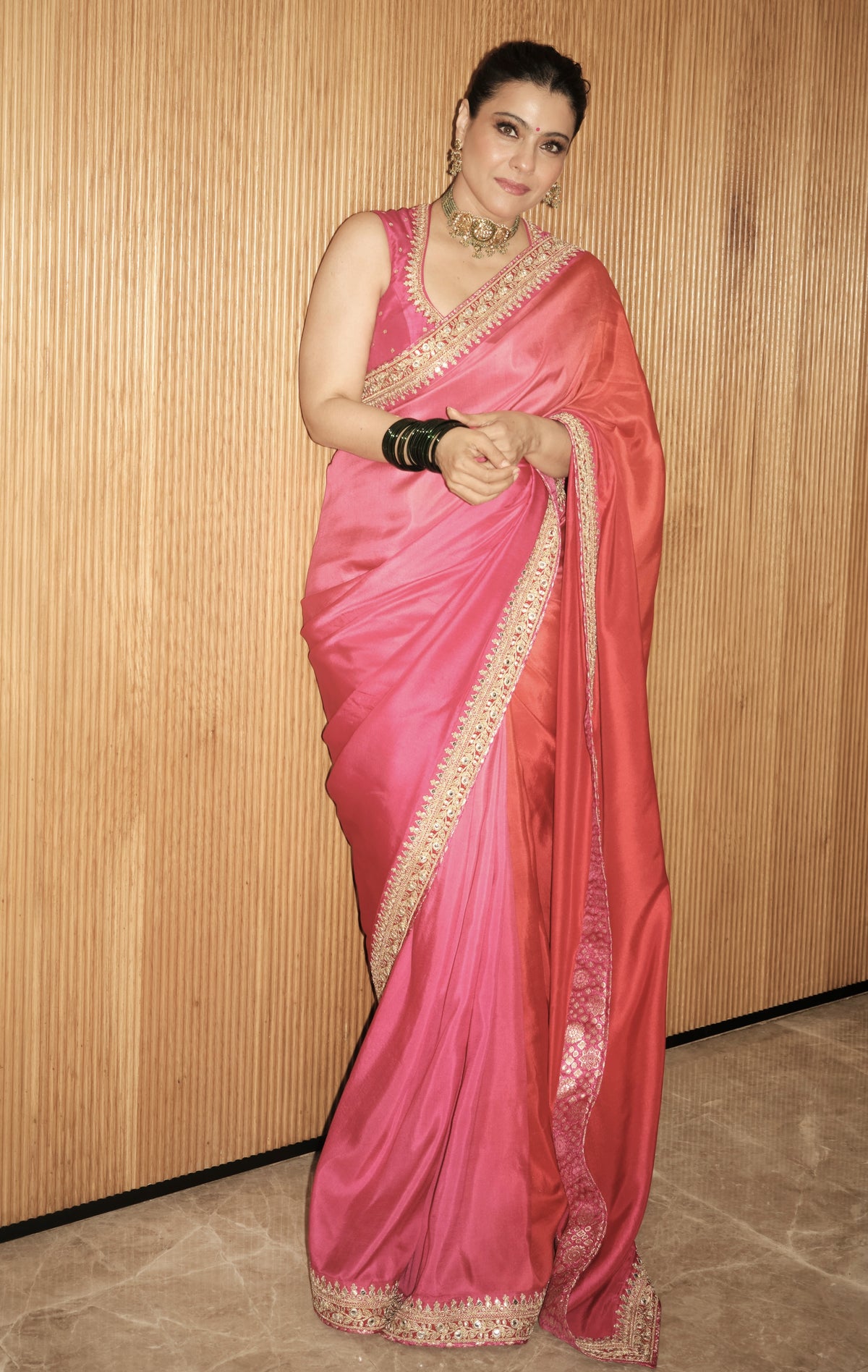 Kajol in Shubhi Saree Set