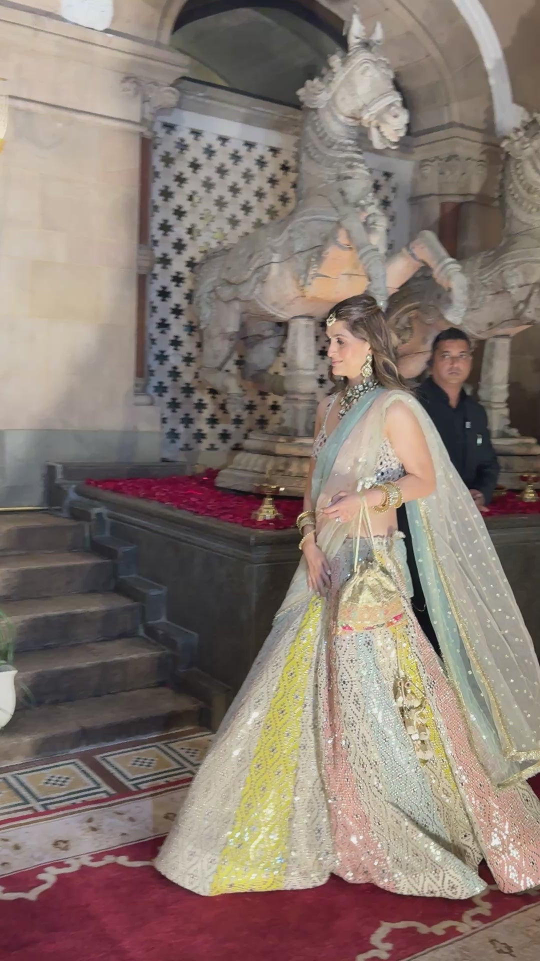 Mrunal Thakur in Ranjeeta Lehenga set