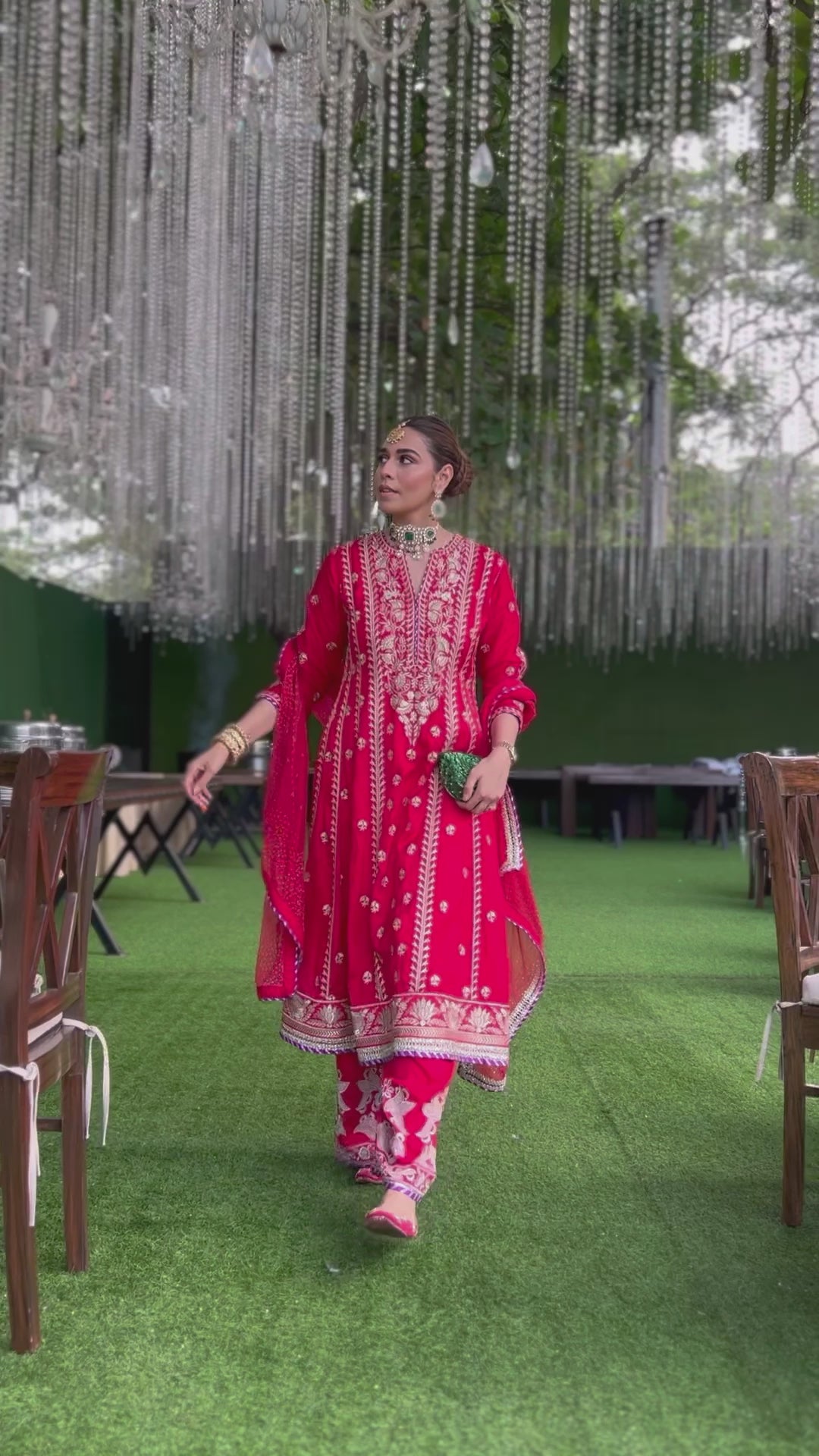 Aarohi  Anarkali  with Palazzo Set -Summiyya Patni