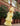 Yellow Idris frill Saree Set- front view